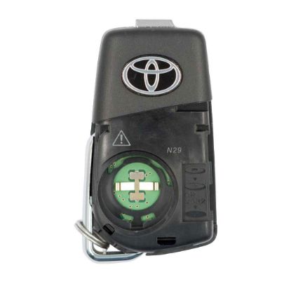 Used Toyota Corolla Original Flip Remote Key 3 Buttons 433MHz | Emirates Keys